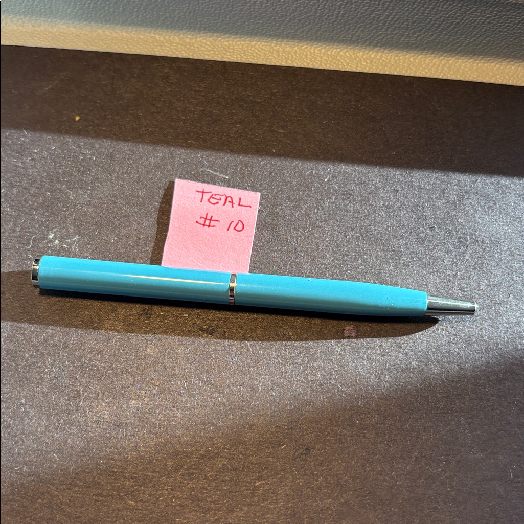 Coach Teal Ballpoint Pen
